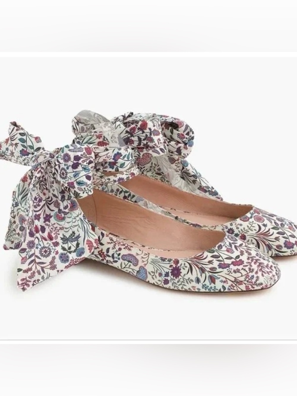NWT j.Crew popy liberty flat shoes size 10